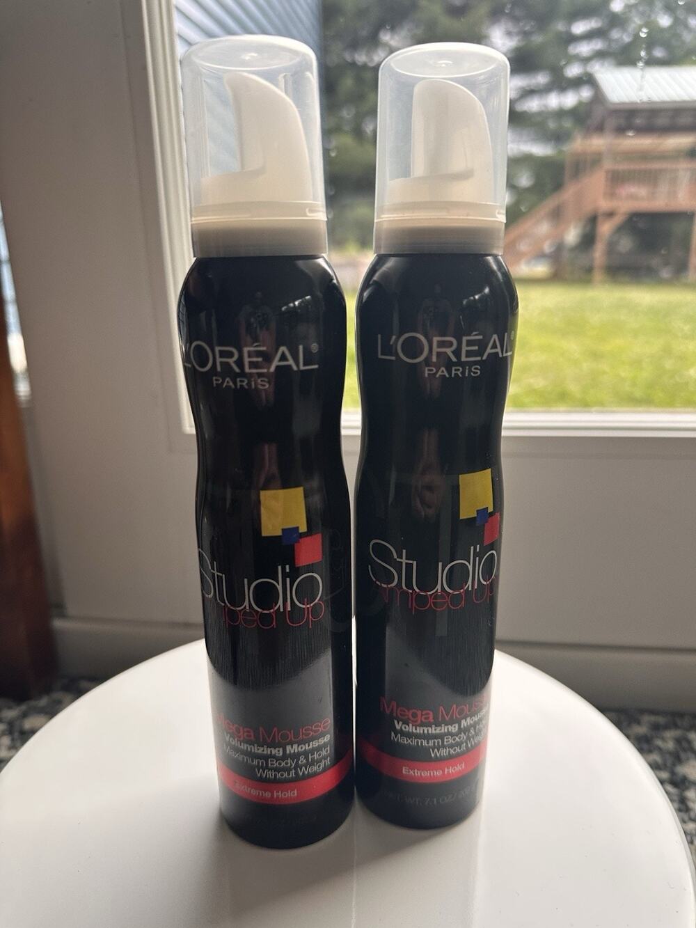Loreal Paris Studio Amped Up Mega Mousse Volumizing Extreme Hold Set Of Two